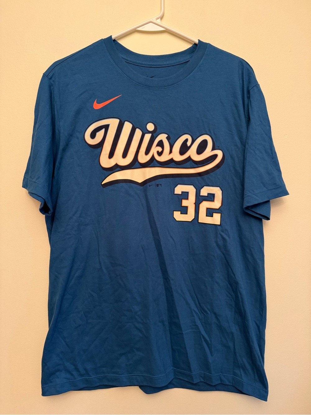 Nike Milwaukee Brewers Jacob Misiorowski City Connect Player T-Shirt